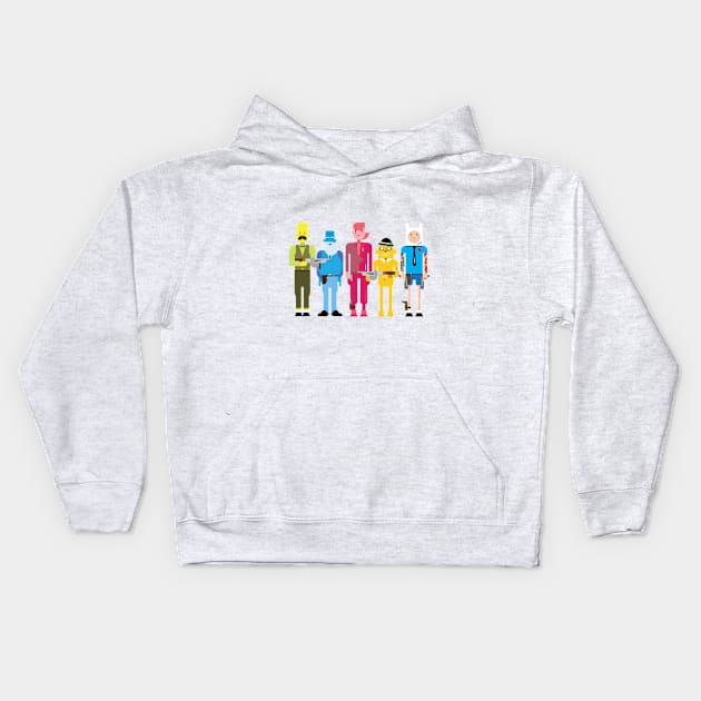 The Usual Suspects of Ooo Kids Hoodie by WalterPfander50